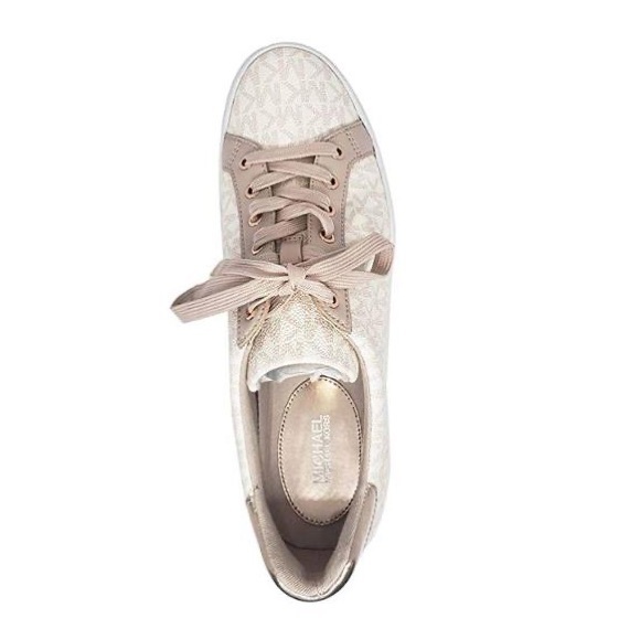 NEW MICHAEL KORS SOFT PINK POPPY SNEAKERS! - Picture 2 of 5